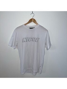 NICCE White Short Sleeve Tee Shirt Size Medium NWOT